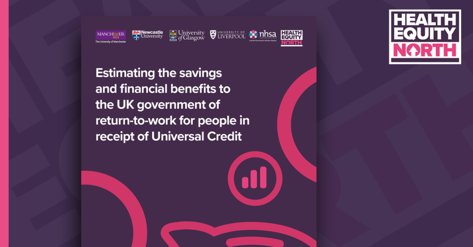 Government schemes could save UK over £20 billion by getting 5% back to work