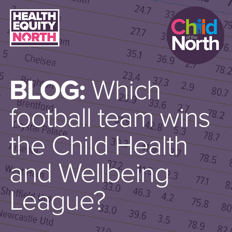 BLOG: Which football team wins the Child Health and Wellbeing League?